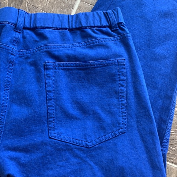 Quacker Factory High Rise Royal Blue Dream Jeans - Picture 8 of 10